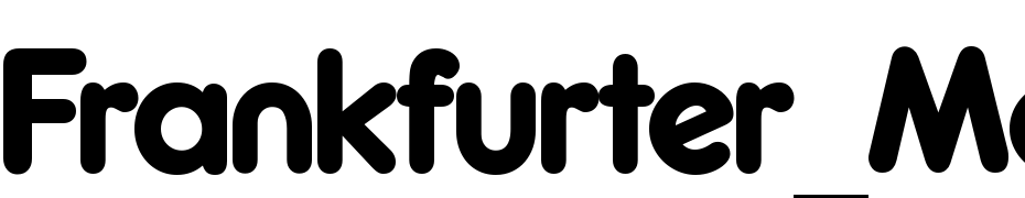 Frankfurter_Medium Font Download Free