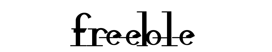 Freeble Font Download Free