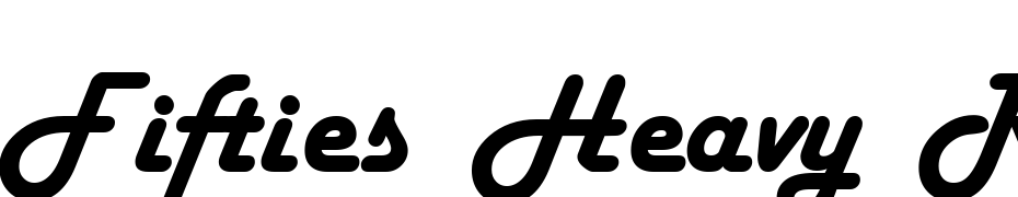 Fifties Heavy Regular Font Download Free