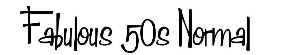 Fabulous 50s Normal Font Download Free