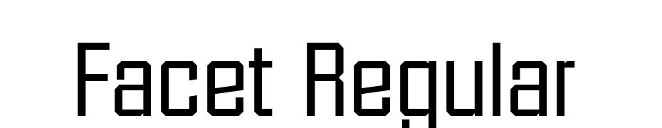 Facet Regular Font Download Free