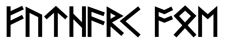 Futhark AOE Font Download Free