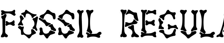 Fossil Regular Font Download Free