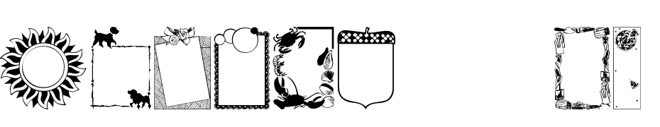 Frames And Borders III Font Download Free