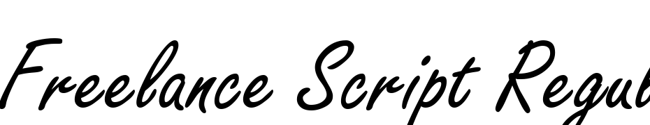 Freelance Script Regular Font Download Free