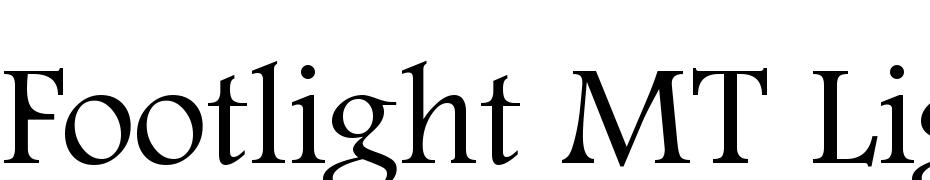 Footlight MT Light Polices Telecharger