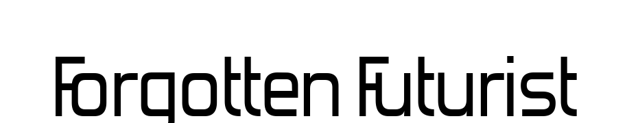 Forgotten Futurist Font Download Free