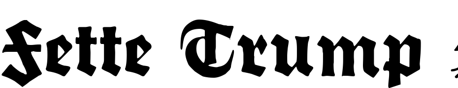 Fette Trump Deutsch Fuente Descargar Gratis