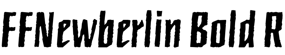 FFNewberlin Bold Rough Font Download Free