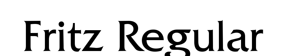 Fritz Regular Font Download Free