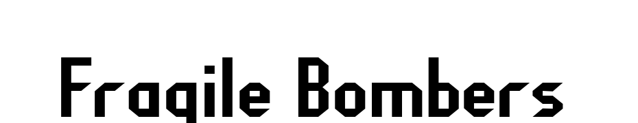 Fragile Bombers Font Download Free