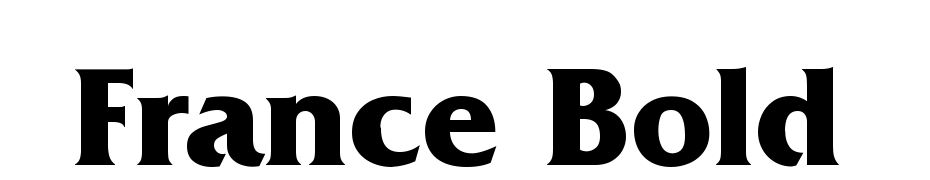 France Bold Font Download Free