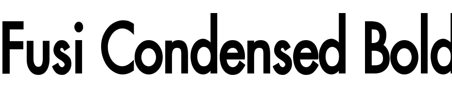 Fusi Condensed Bold Font Download Free