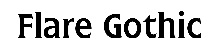Flare Gothic Schrift Herunterladen Kostenlos