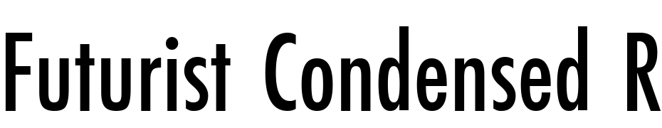 Futurist Condensed Regular Font Download Free