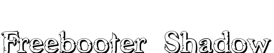 Freebooter Shadow Font Download Free