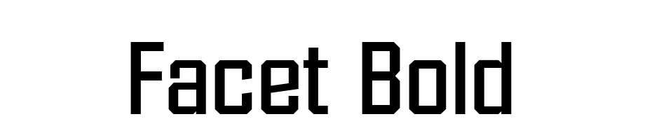 Facet Bold Font Download Free