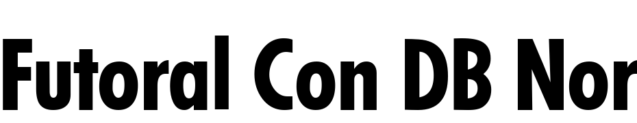 Futoral Con DB Normal Font Download Free