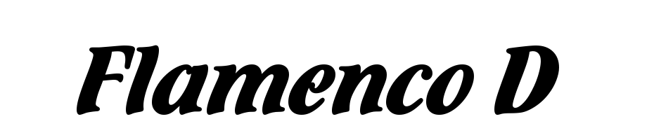 Flamenco D Font Download Free