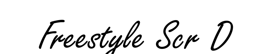 Freestyle Scr D Font Download Free