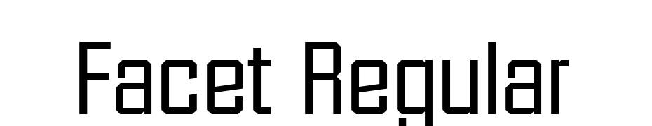 Facet Regular Font Download Free