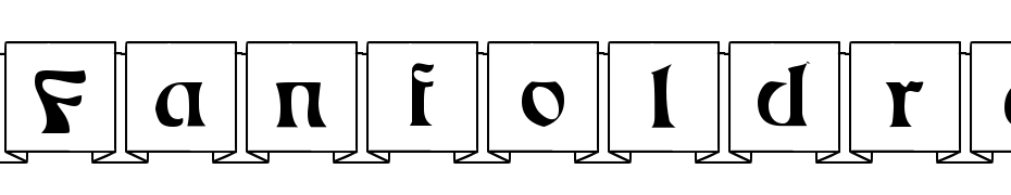 Fanfold cкачати шрифт безкоштовно