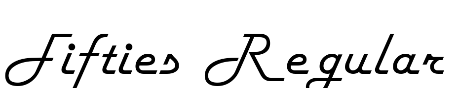 Fifties Regular Font Download Free