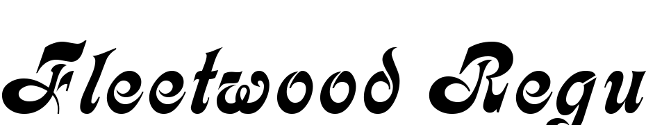 Fleetwood Regular Font Download Free