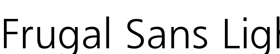 Frugal Sans Light Font Download Free