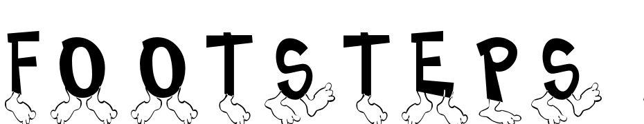 Footsteps Normal DB Font Download Free