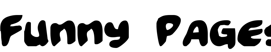 Funny Pages Font Download Free