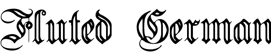 Fluted Germanica Fuente Descargar Gratis