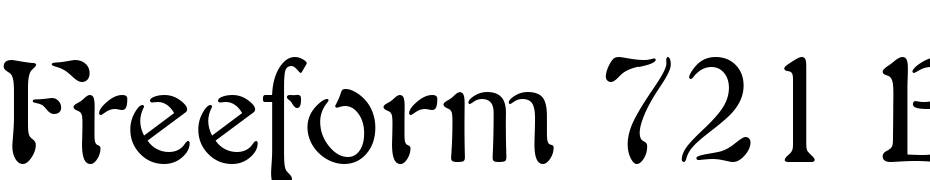 Freeform 721 BT Font Download Free