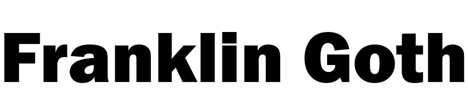 Franklin Gothic Heavy Fuente Descargar Gratis