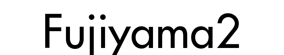 Fujiyama2 Font Download Free