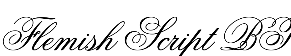Flemish Script BT Font Download Free