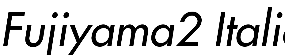Fujiyama2 Italic Font Download Free