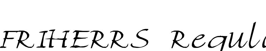FRIHERRS Regular Font Download Free