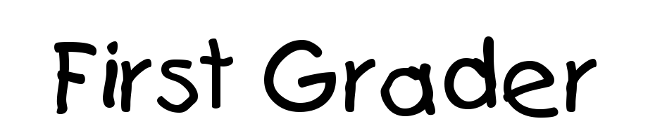 First Grader Font Download Free