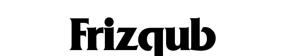 Frizz_Quadrata Bold Font Download Free