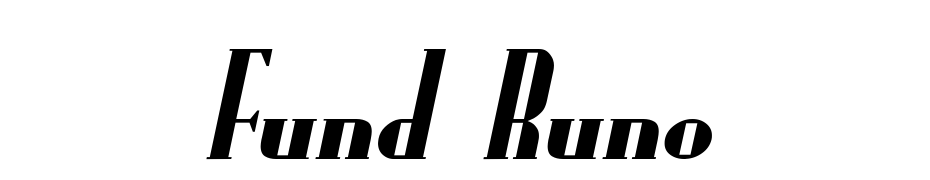Fund Runo Font Download Free