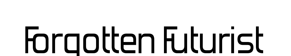 Forgotten Futurist Font Download Free
