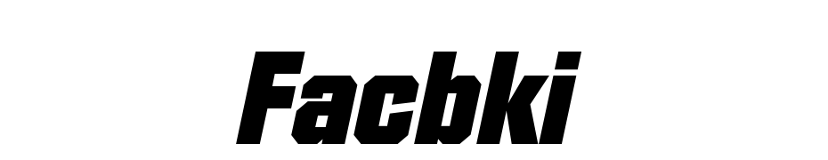 Facet Black Italic Font Download Free