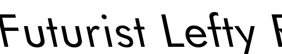 Futurist Lefty Regular Font Download Free