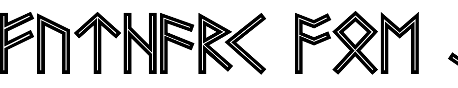 Futhark AOE Inline Font Download Free