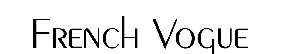 French Vogue Polices Telecharger