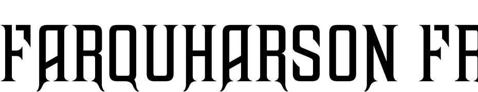 Farquharson Free Font Download Free