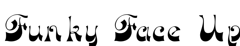 Funky Face Upright Regular Font Download Free