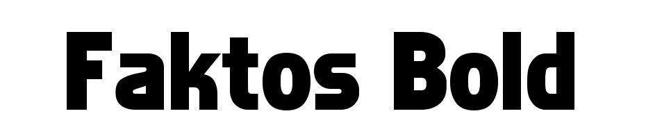 Faktos Bold Font Download Free
