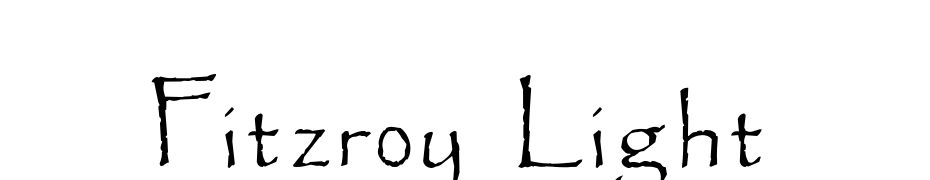 Fitzroy Light Font Download Free